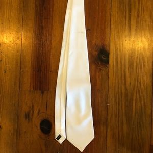 Men's Vittoria Farina Solid White Tie